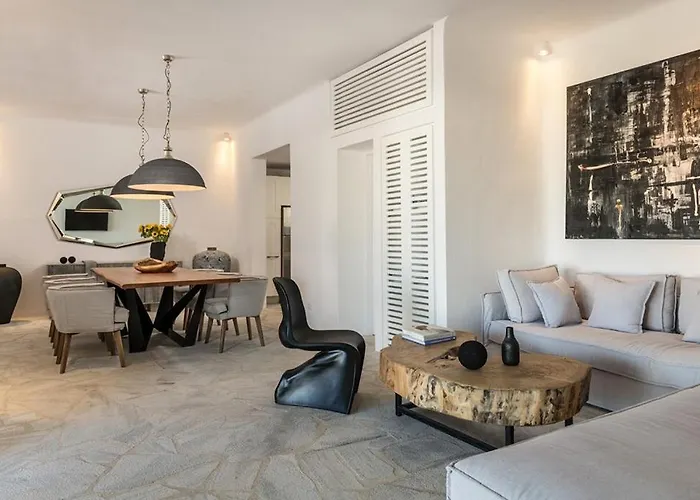 Lilium I - Overlooking Psarou Bay, Mykonos فيلة