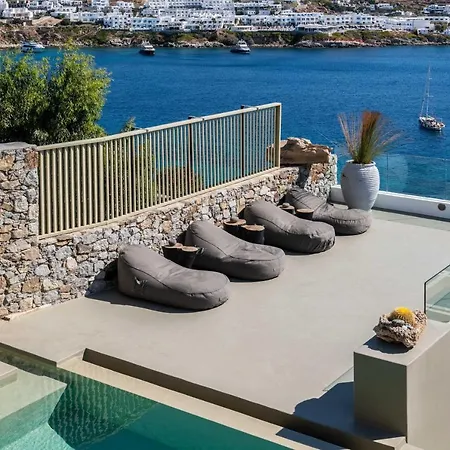 Lilium I - Overlooking Psarou Bay, Mykonos וילה *