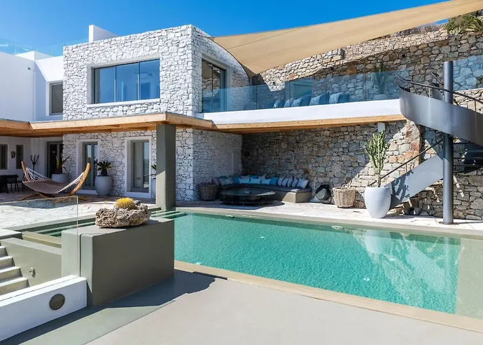 Вилла Lilium I - Overlooking Psarou Bay, Mykonos