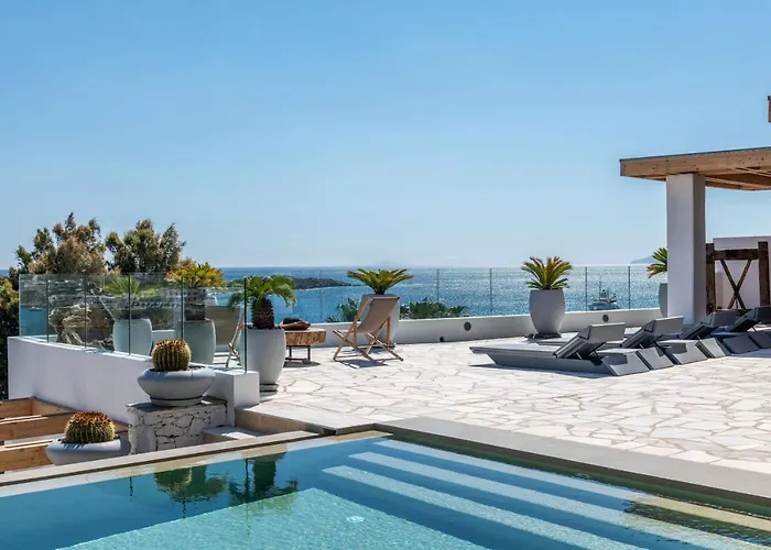 Lilium I - Overlooking Psarou Bay, Mykonos ヴィラ