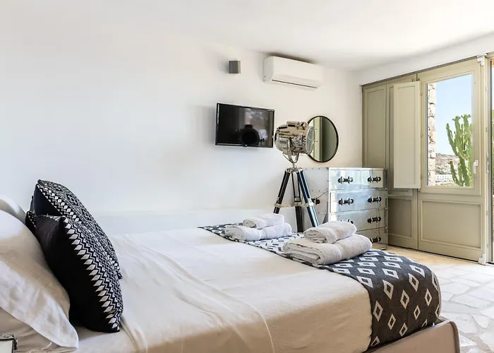 Lilium I - Overlooking Psarou Bay, Mykonos ヴィラ *