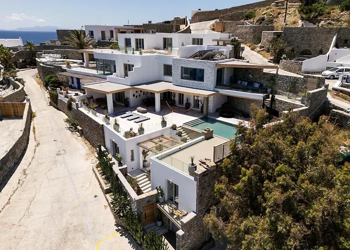 ヴィラ Lilium I - Overlooking Psarou Bay, Mykonos *